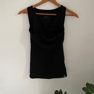 Lalabu baby wearing black tank
